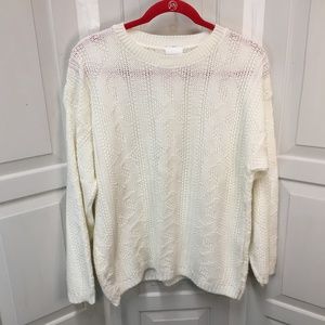 Vintage Bobbi Brooks White Pullover Sweater